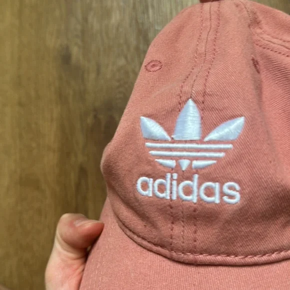 Adidas Salmon Pink Baseball Cap - Picture 7 of 7